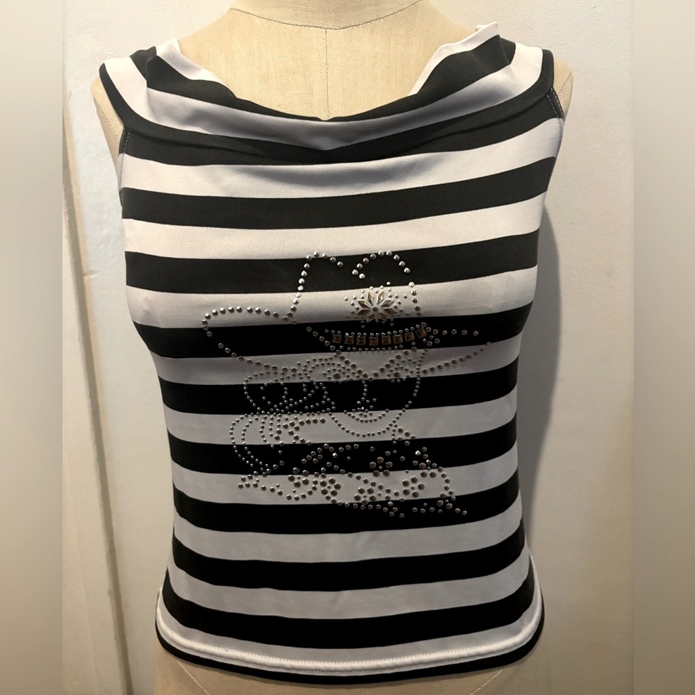 John Zack Striped Cowgirl Top.